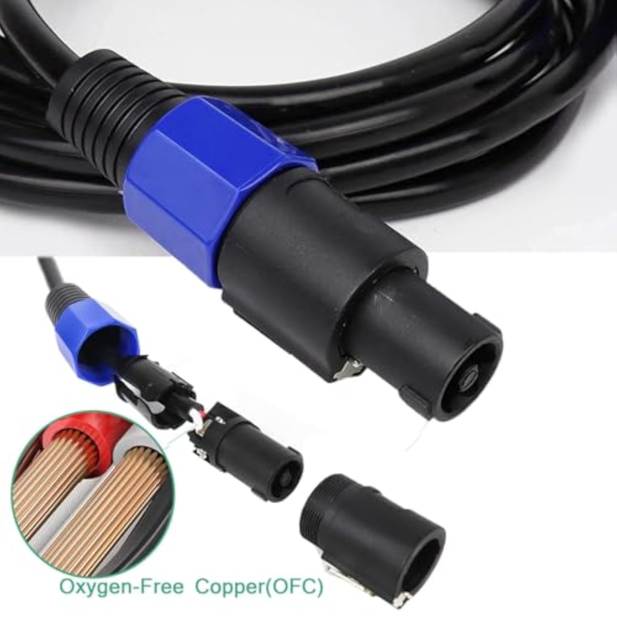 15 Meter Speakon Cables Male to Male